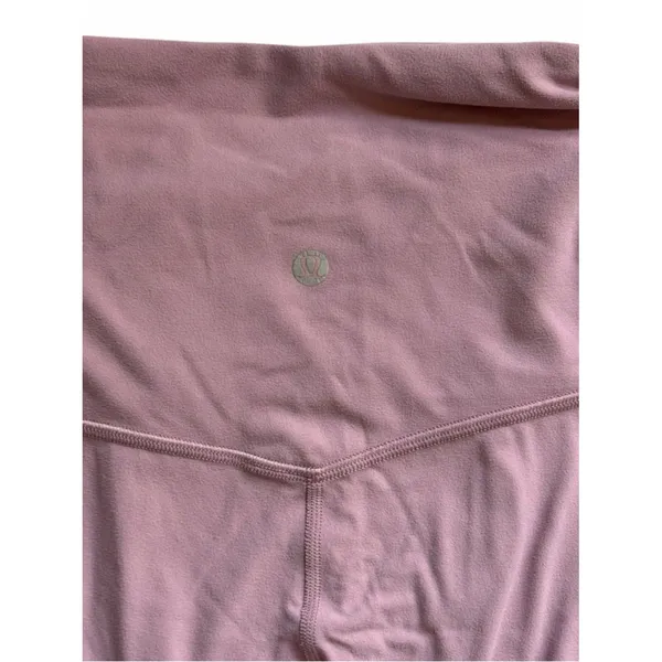 Lululemon Align High Rise Crop 21” Cross Waist Leggings Mauve Pink Size 6 Yoga - Image 5