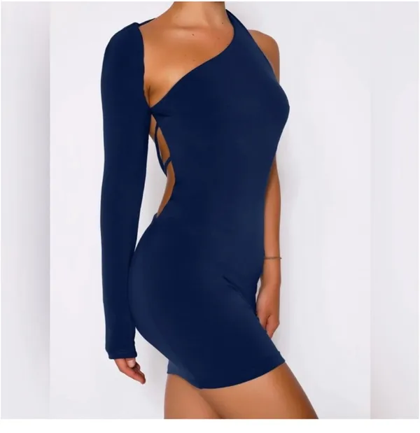 Tiger Mist navy mini dress  - Image 2