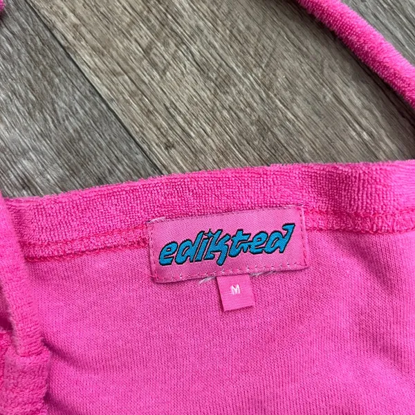 Edikted Pink terry cloth Top size M - Image 5