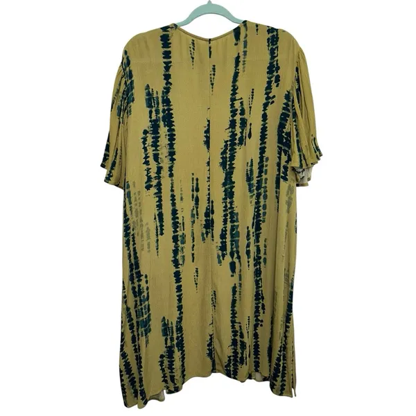 Women's Tie Dye Open Front Duster Kimono Cardigan Lightweight Boho oversized‎ - Image 3