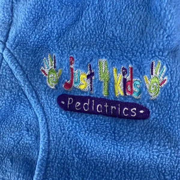 Columbia Vest Womens‎ Medium Blue Full Zip Fleece Outdoor Sweater Ladies READ - Image 2