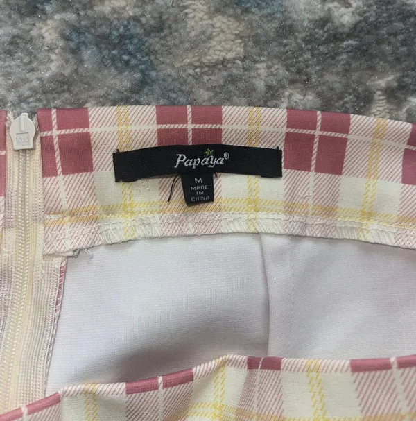 Papaya Pink Wrap Skort - Image 3