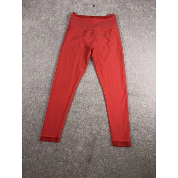 Beyond Yoga Spacedye Allure High Waisted Leggings Red Ash‎ Heather L Lace Trim - Image 2