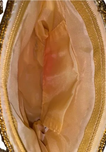 Vintage Gold Sequin Clutch - Image 3