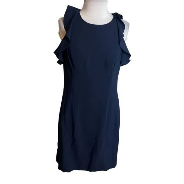 NWT Lilly Pulitzer Britnee Stretch Shift Dress True Navy‎ SZ 4 - Image 5