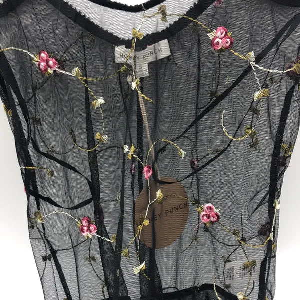 Honey Punch Sheer Floral Bodysuit - Image 4