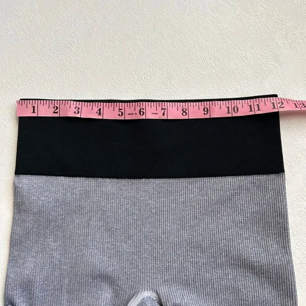 Aerie Chill Play Move Seamless Ombre Leggings Gray Size XS Ribbed High Waisted - Image 4