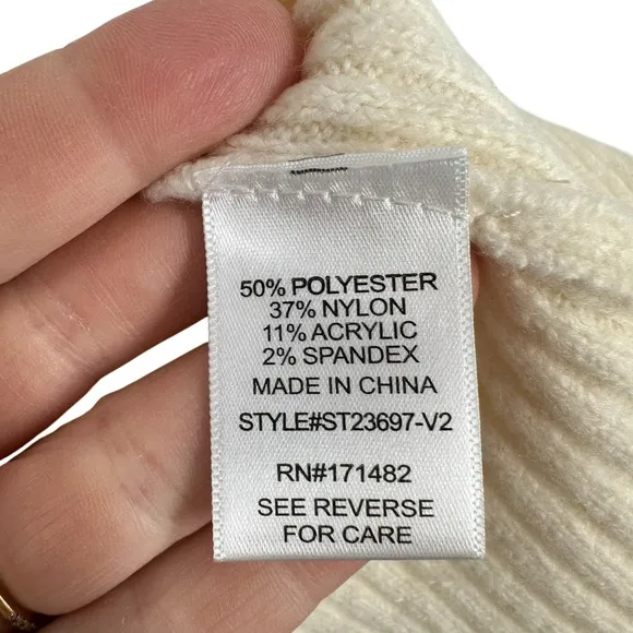 Sincerely Jules Cream Ribbed Ladylike Quiet Luxury Button Front Cardigan‎ - Image 5