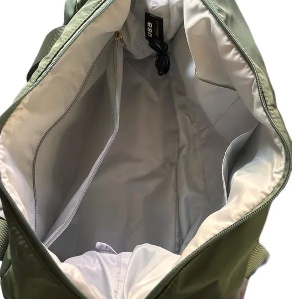 ETRONIK Weekender Bag with Shoe Compartment & USB Port - Green NWOT - Image 5