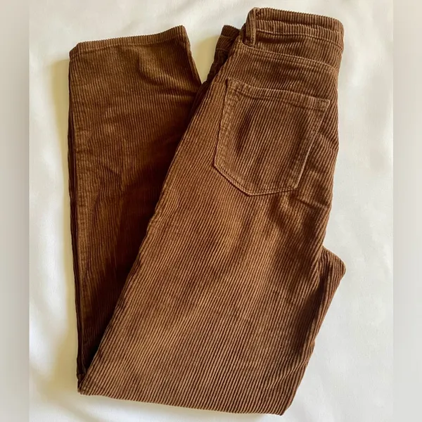 Empyre Women’s Corduroy Pants Brown Size 0 Y2K Skater Baggy Loose 24x30 - Image 7