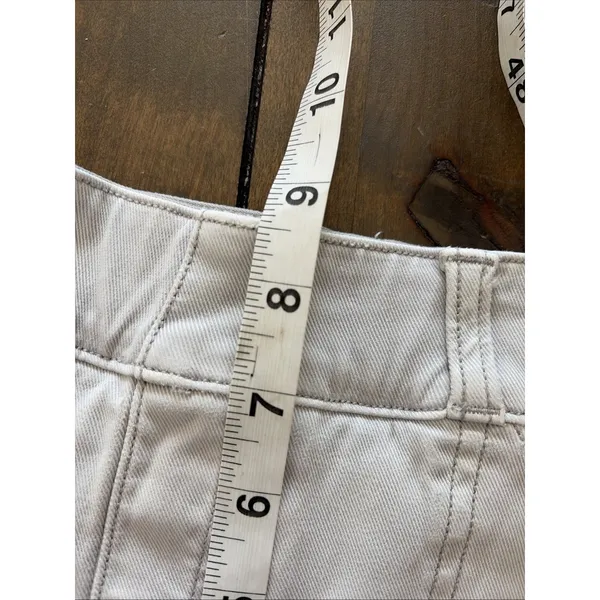 Spanx Twill Shorts Womens Size M Gray Pull On Shaping Utility Pockets Stretch - Image 6