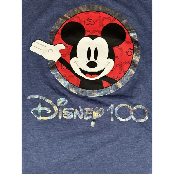DISNEY Shirt, Size Small, 100 Years‎ of Wonder, Mickey Mouse, Anniversary - Image 2