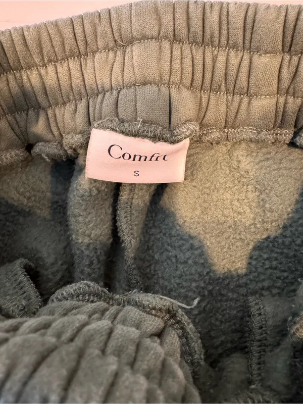 Comfrt Olive Green Sweatpants Joggers Size S - Image 5