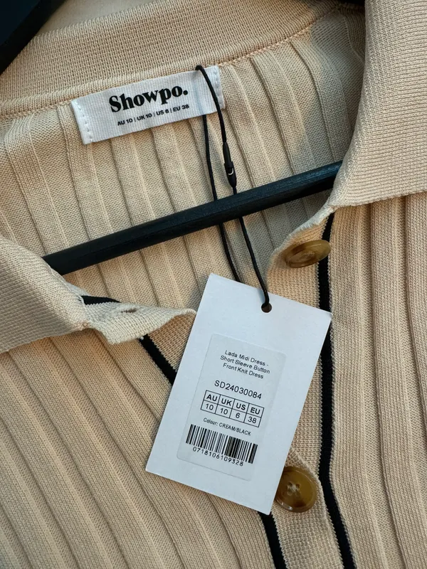 Showpo Button Front Midi Knit Dress - Image 3