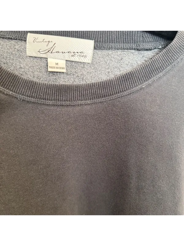 Vintage Havana Star Cropped Crewneck Sweatshirt - Image 8