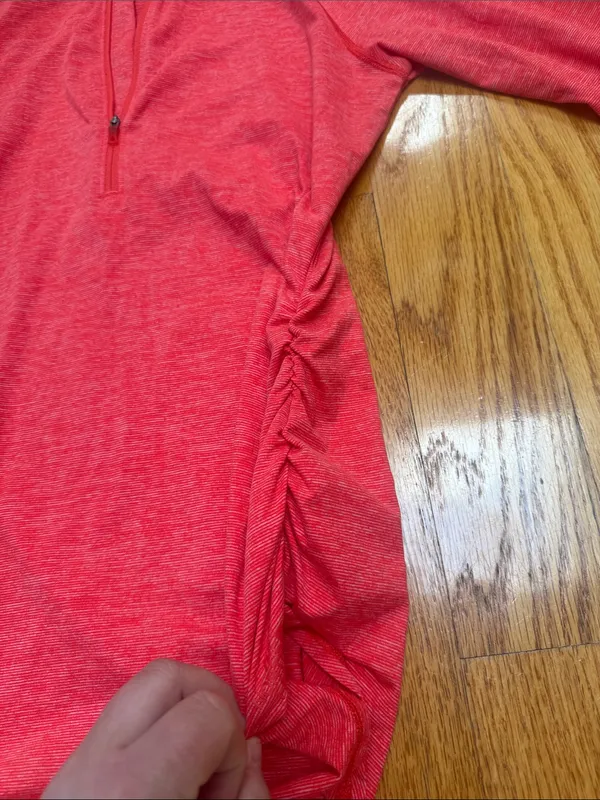 🍎The North Face Women's coral Heather Quarter-Zip Long Sleeve Top - Image 5
