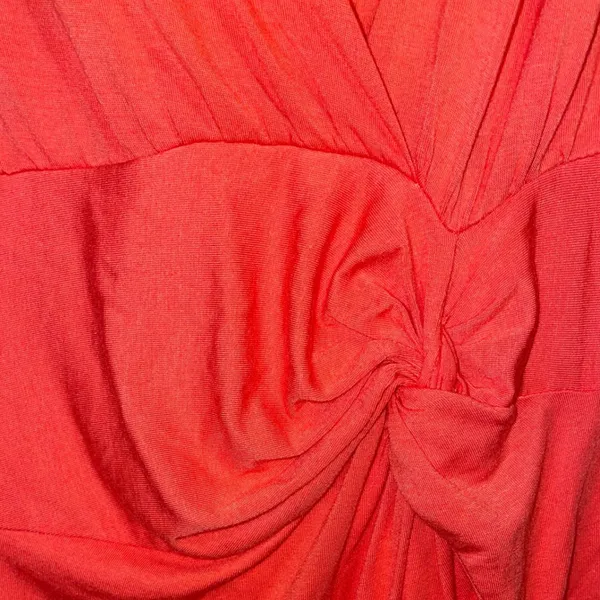 Forever 21 Coral Ruched Mini Dress Deep V Neck Sleeveless Cocktail Party - Image 12