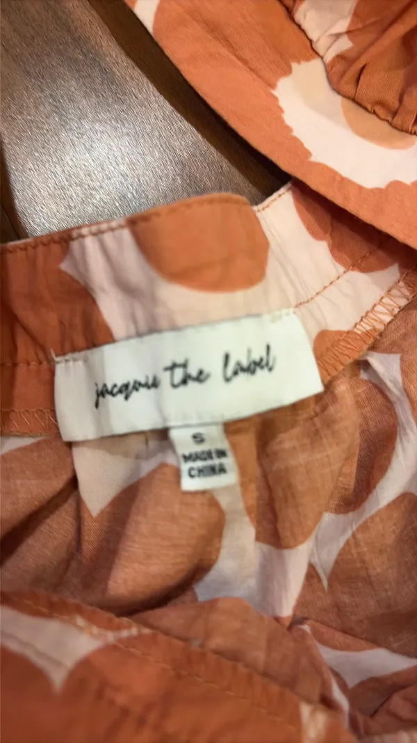 Floral Blouse Orange - Image 3