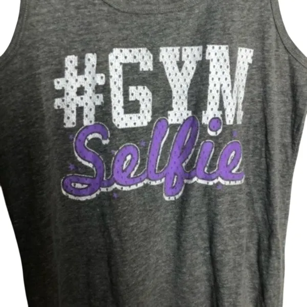 Chin Up Workout Racerback Sleeveless Tank Size M - Image 2