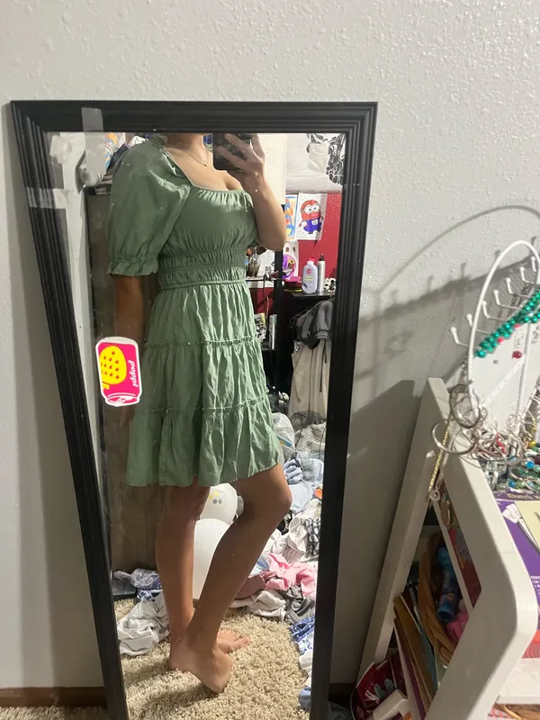 light green dress - Image 2