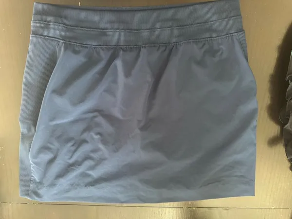 Women's Navy Blue Knit Skirt - Image 4