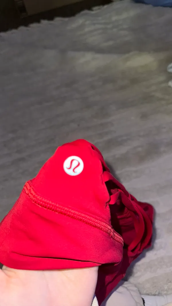 Lululemon sports bra red size 6 cross back - Image 3