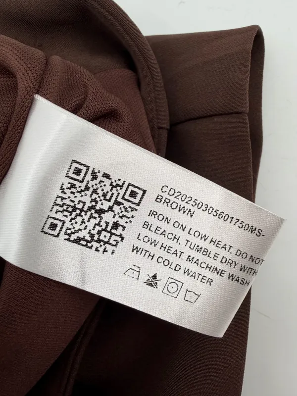 Cider Mini Skirt Womens L Chocolate Brown Mid Rise Split Lined Casual Fall NEW - Image 9