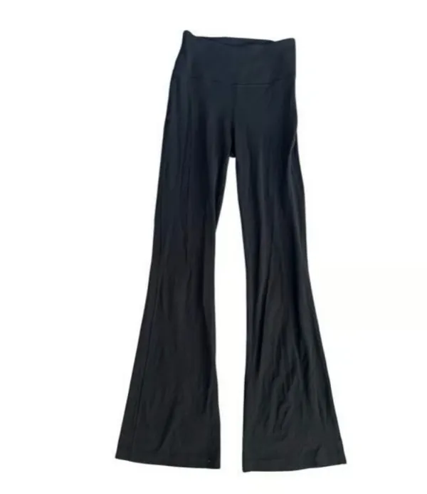 Lululemon Groove Super-High-Rise Flared Pant Nulu Yoga Pant Leggings Black Sz 6 - Image 2