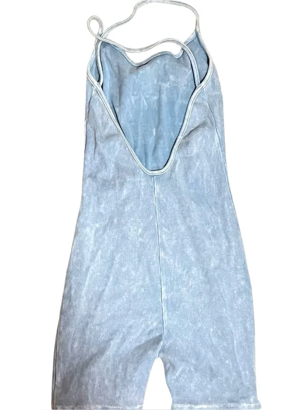 AS Revival fabric washed romper Blue Size XXL - Image 2