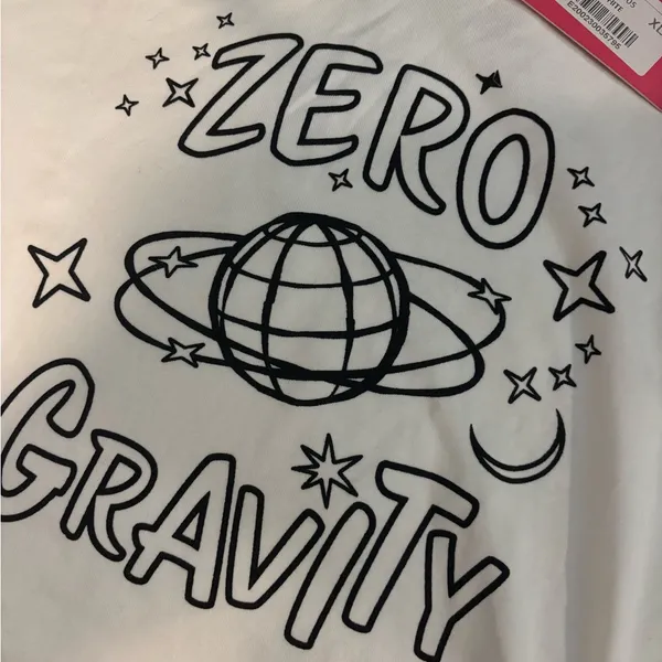 Edikted NWT! Zero Gravity White Crop Tee - Image 2