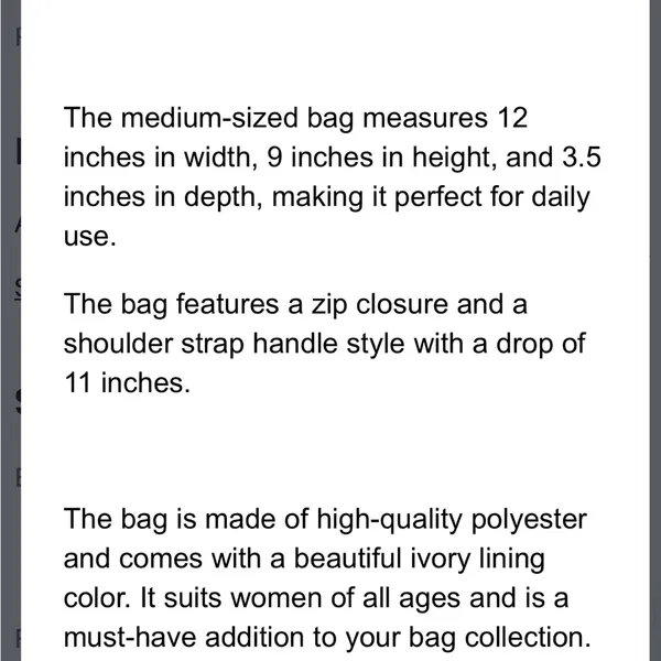 Ariana Grande Cream Quilted Hobo Bag - Image 14