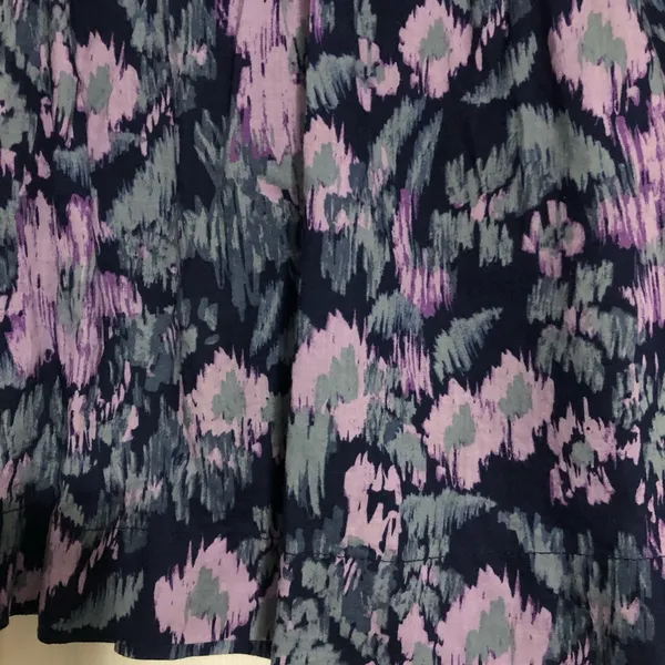 Old navy paper bag ruffle abstract‎ floral skirt women’s size 2 with belt - Image 5