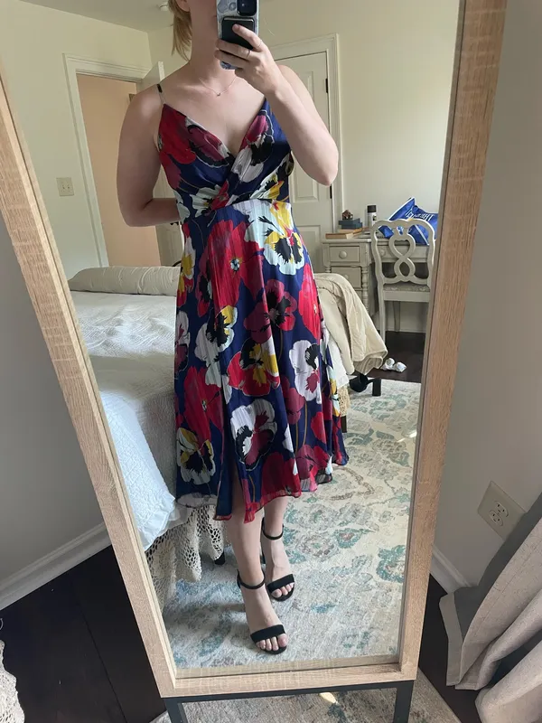 Lulus Floral Midi Dress - Image 3