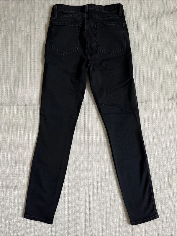 Paige Hoxton Ankle Jeans in Magical Night Black Skinny Jeans Size 26 - Image 9