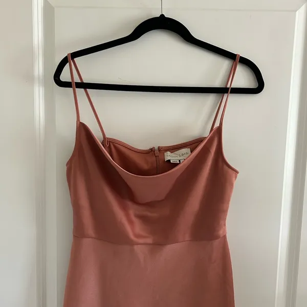 Sachin + Babi Brown Slip Midi Dress - Image 3