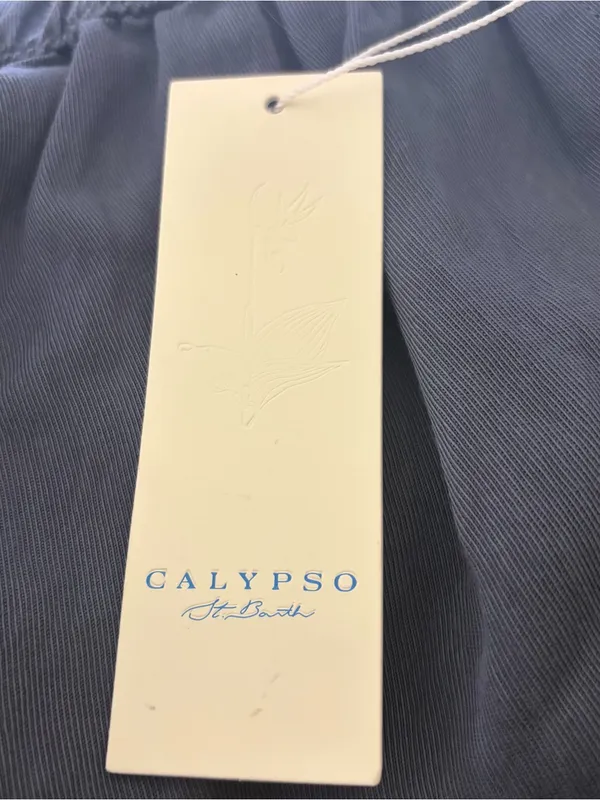 Calypso St. Barth Pull-On Cropped Wide-Leg Pants XS NWT - Image 5