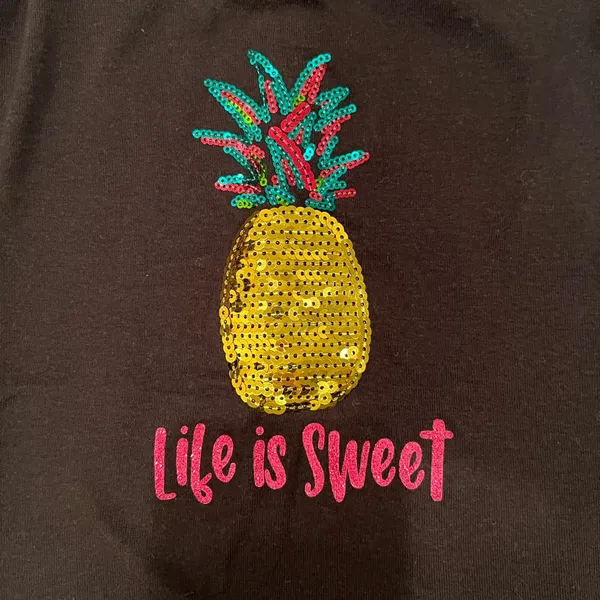 Womens Printed Pajamas Loungewear Shorts & tank Pineapple 🍍 Paint LaLa Small - Image 8