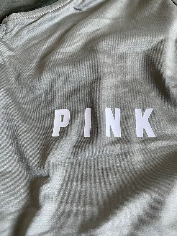 Pink/ Victoria’s Secrets Zip Up Size: Large - Image 2