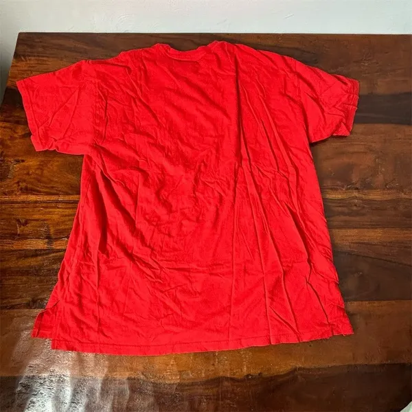 Aerie Women's XS Red‎ "Nice List" Graphic T-Shirt Holiday Casual - Image 5