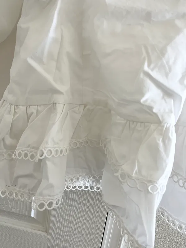 Cut Out Mini Dress White Size M - Image 4