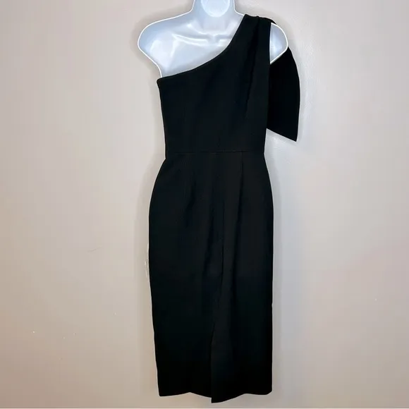 Dress The Population Tiffany Black One Shoulder Dress Size S‎ NWT - Image 4