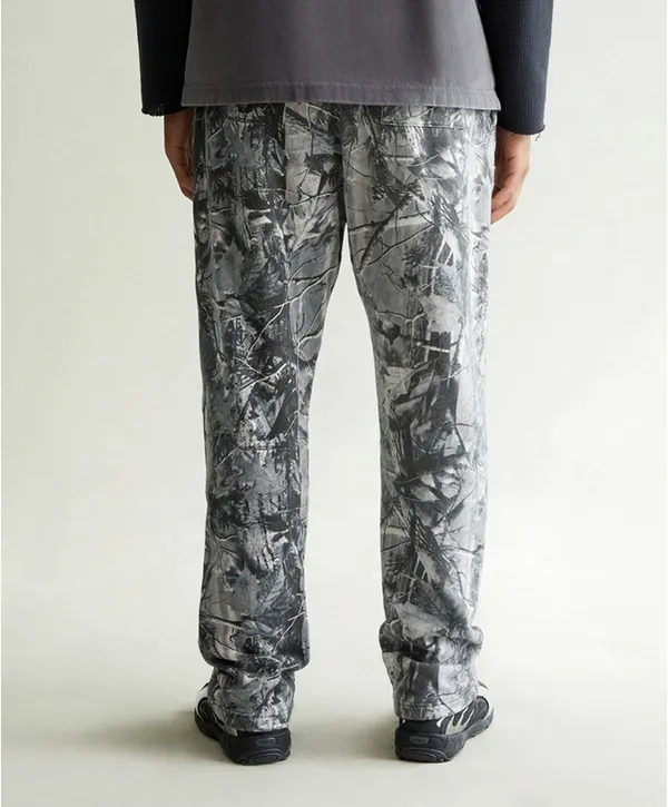 PacSun Gray Camo Straight Leg Sweatpants - Image 3