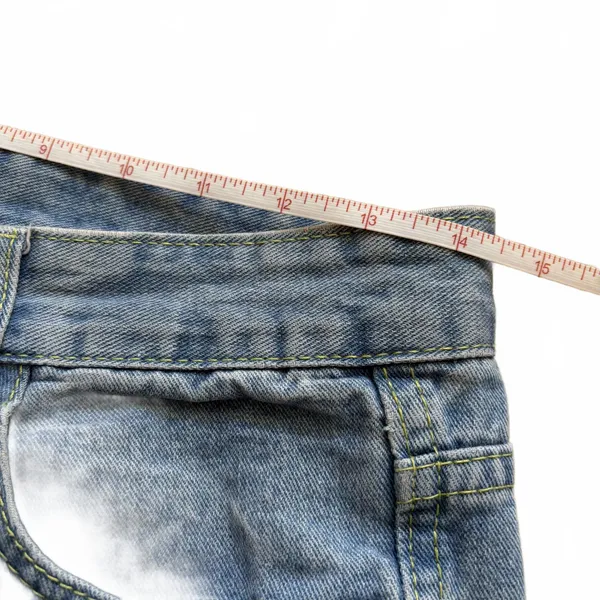Denim Cargo Pants Utility Stretchy High Waist Wide Leg Pockets Women's Size 29 - Image 3