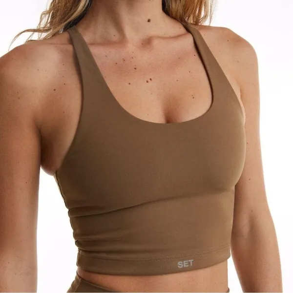 Set Active Luxform Set - Scoop bra & leggings in Cookie S - Image 3