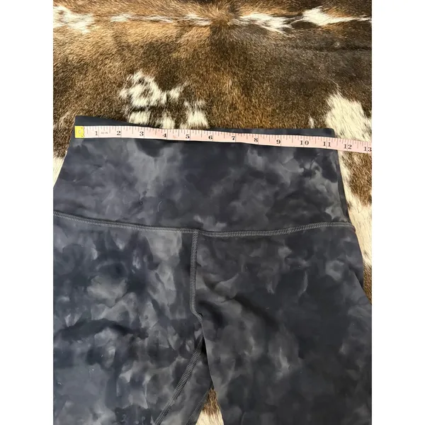 Lululemon Align Short 8" Diamond Dye Diamond Dye‎ Pitch Grey Graphite Grey SZ 6 - Image 5