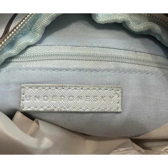 Under One Sky Backpack Women Small Blue Fair Cherry‎ Blossom Floral - Image 8