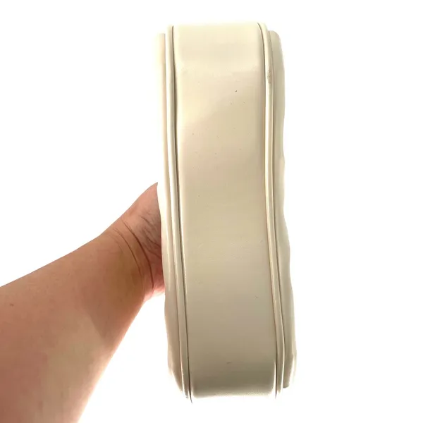 JW‎ PEI Gabbi Ruched Hobo Handbag Ivory Vegan Leather Small Hobo Bag Like New - Image 5