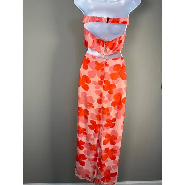 Princess Polly Isadoria Frill‎ Top & Valerio Maxi Skirt Floral Two-Piece Set - Image 3