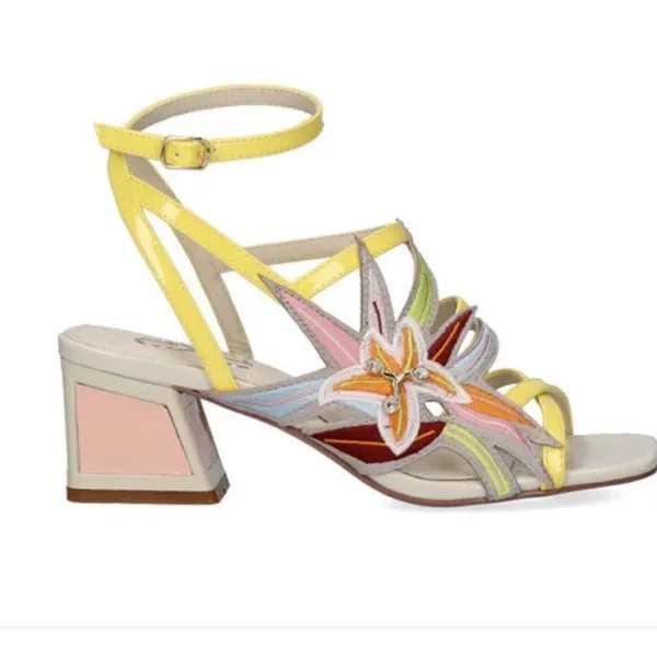 EXE LUISA Block Heel Sandals(Size 39) Yellow - Image 3