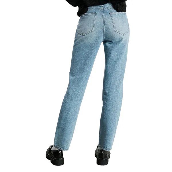 PacSun NWT‎ Dad Jean Light Wash Rhinestone Flower Embellished Size 25 - Image 4